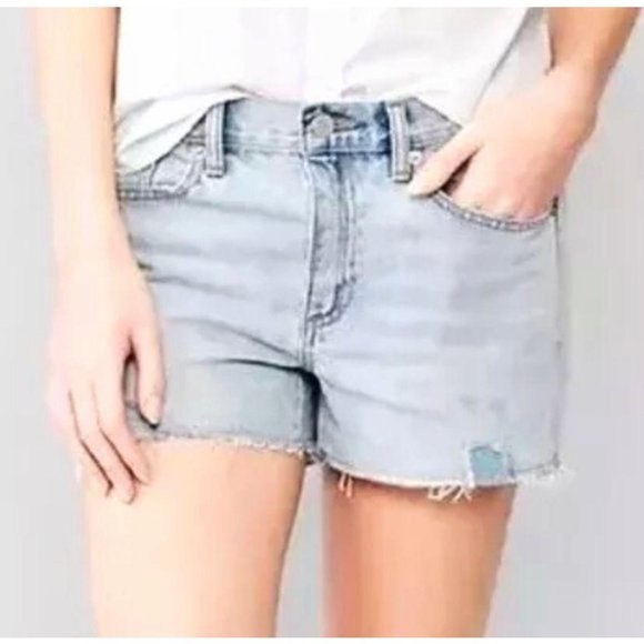 GAP Pants - GAP Distressed Cutoff Denim Slim Shorts 27